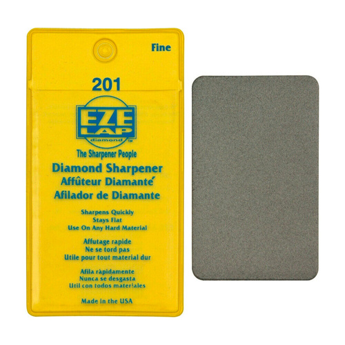 Eze Lap 50 x 80mm Credit Card Diamond Sharpener , 201 Fine