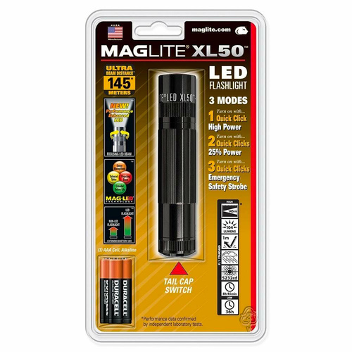 MAGLITE XL50-S3016 XL50 LED 3-CELL BLACK (XL50S3016)