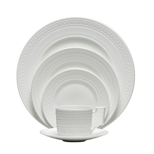 Wedgwood Intaglio 5pc Place Setting Set of 5 , White
