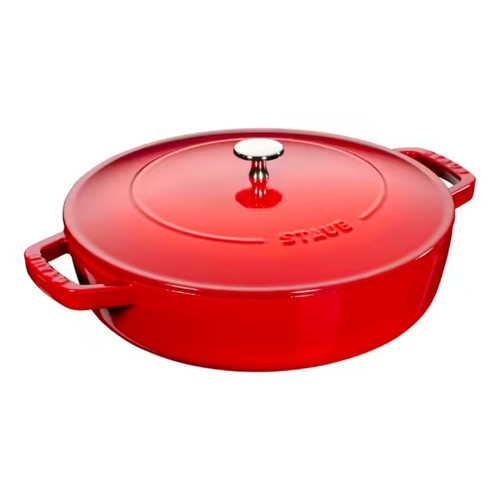 Staub Saute Pan Chisteria Round 26cm , Cherry Red