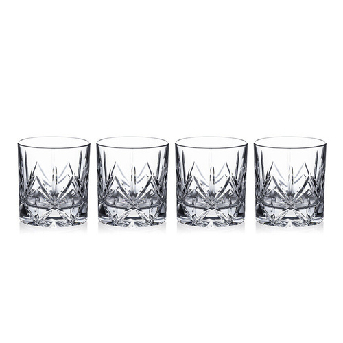 Royal Doulton Karmen Crystal Whiskey Tumbler 250ml - Set Of 4 Glasses
