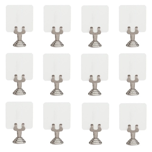 12 x Harp Shape Place Card Menu Holder - 35 x 25mm