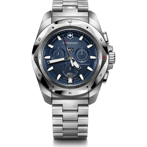 Victorinox Swiss Army I.N.O.X. 43 Chrono Watch Blue Dial 241985