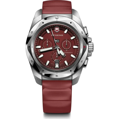 Victorinox Swiss Army I.N.O.X. 43 Chrono Watch Red 241986