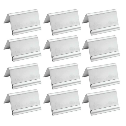 Trenton A-Frame Stainless Steel Buffet Card Holder 60mm - Set of 12