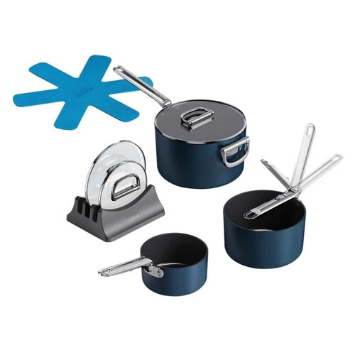 Joseph Joseph Space Non Stick 3 Piece Saucepan Set With Lids 3pc