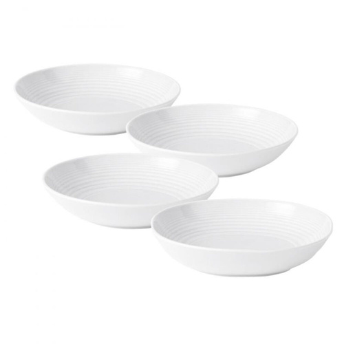 Royal Doulton Gordon Ramsay Maze White 24cm Pasta Bowl Set of 4 , 4pc