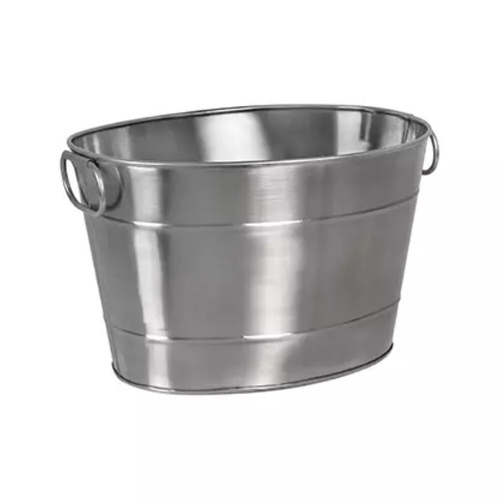 Moda Oval Beverage Tub Satin Stainless Steel 360x270x220mm