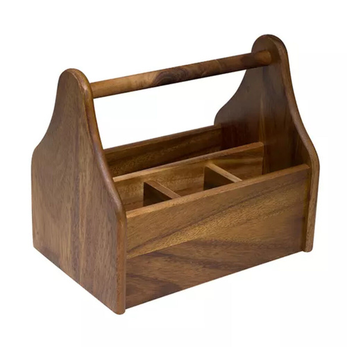 Moda Artisan Acacia Wood Cutlery Caddy