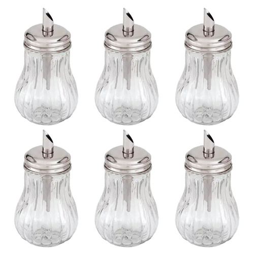 Trenton Glass Sugar Dispenser 285ml Tilt a Spoon Set of 6