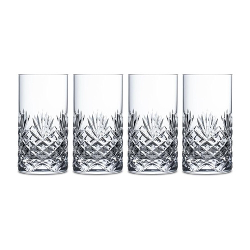 Royal Doulton Highgate Crystal Highball Tumbler 360ml - Set Of 4 Glasses