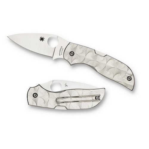 Spyderco Chaparral Titanium CTS XHP Plain Blade Knife YSC152STIP
