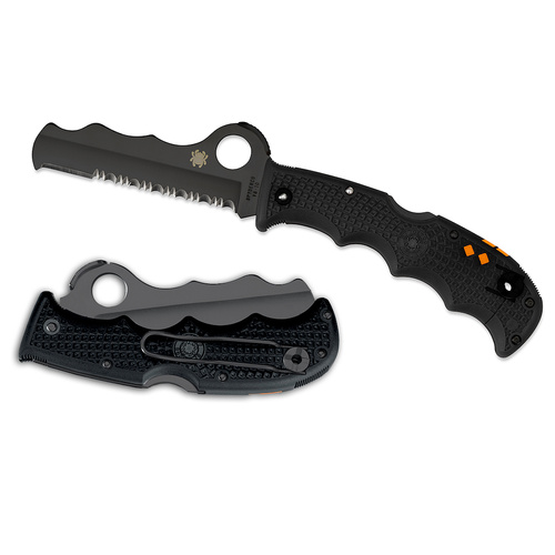 Spyderco Assist Lightweight Black - Black Blade Carbide Tip YSC79PSBBK